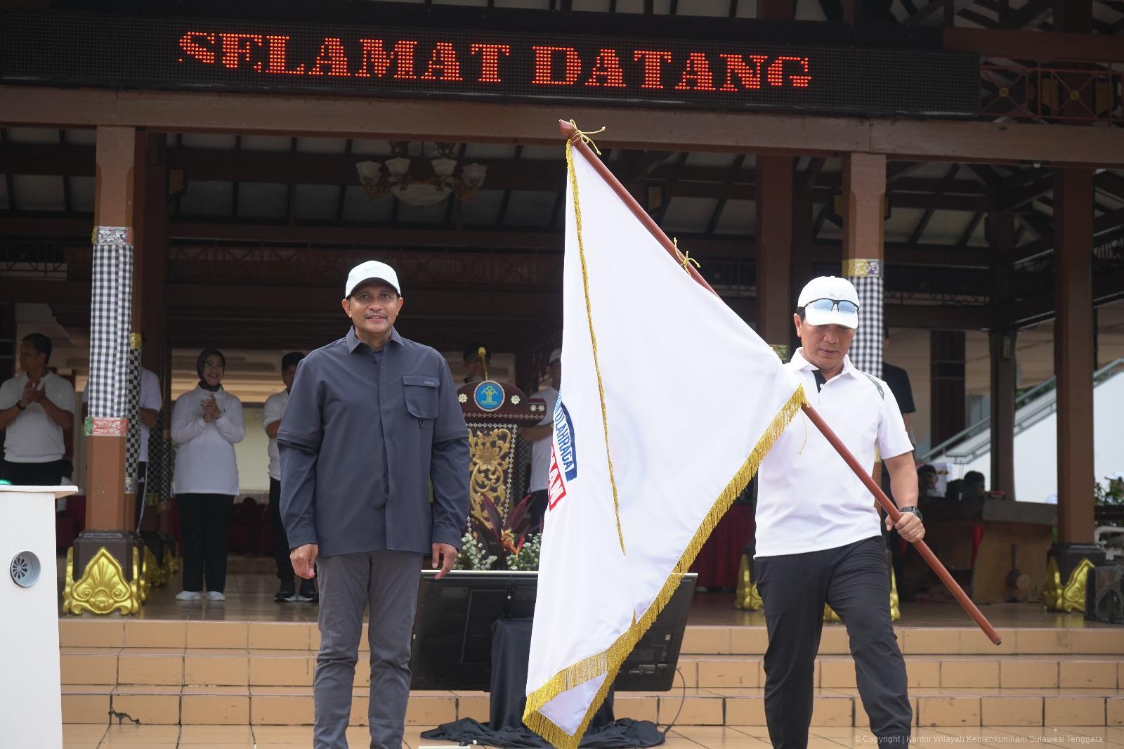 Peringatan ke-80 Kementerian Hukum: Kobarkan Semangat PASTI dan BerAKHLAK Menuju Indonesia Emas 2045